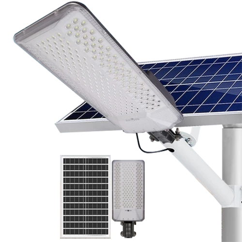 Lampu Jalan Solar 120 LED 5730 – Baterai 30Ah, IP65, Remote Control | Penerangan 20 Jam