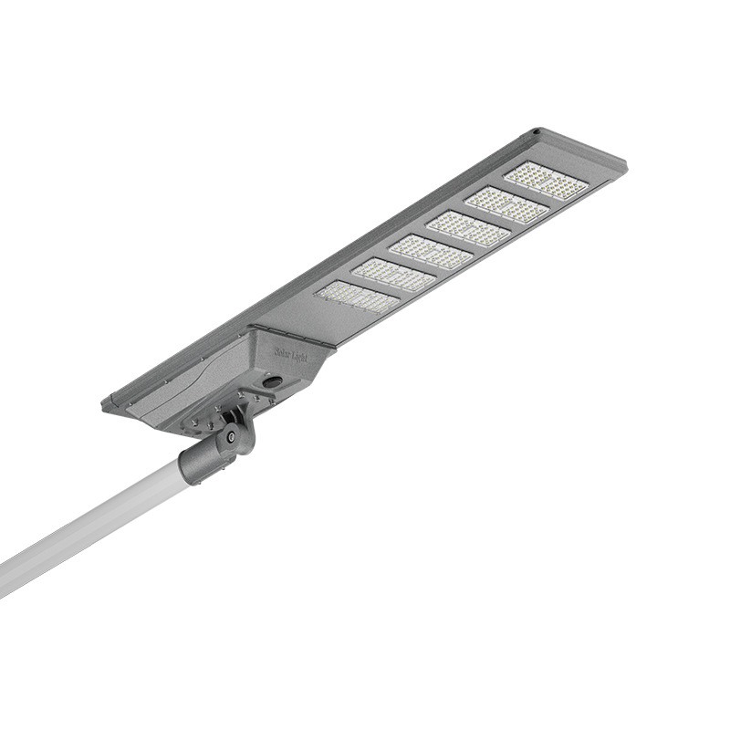 Lampu Jalan Tenaga Surya 120W Alumunium dengan Baterai 80Ah & Kontrol Otomatis